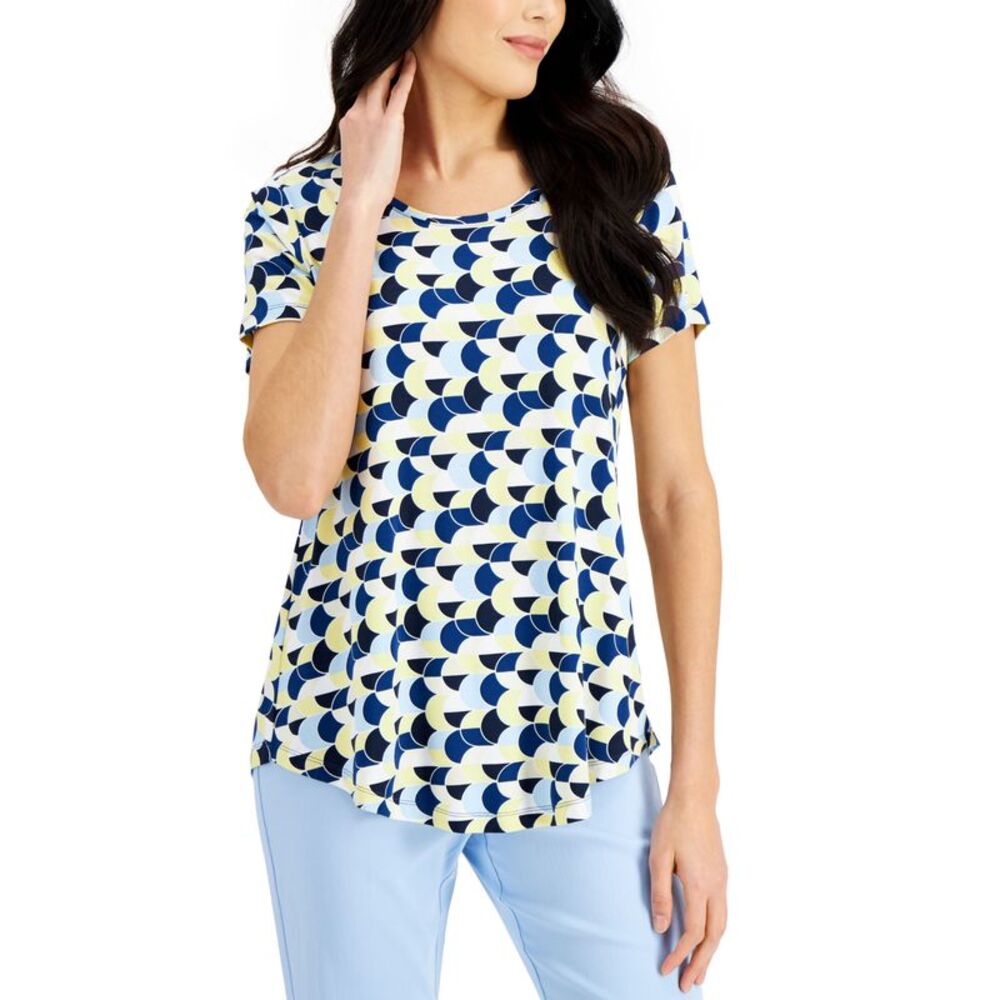 JM Collection Printed Top